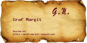 Graf Margit névjegykártya